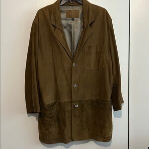 Golden Bear Sportswear chocolate, brown, suede, Leather Jacket. Amazingly soft.